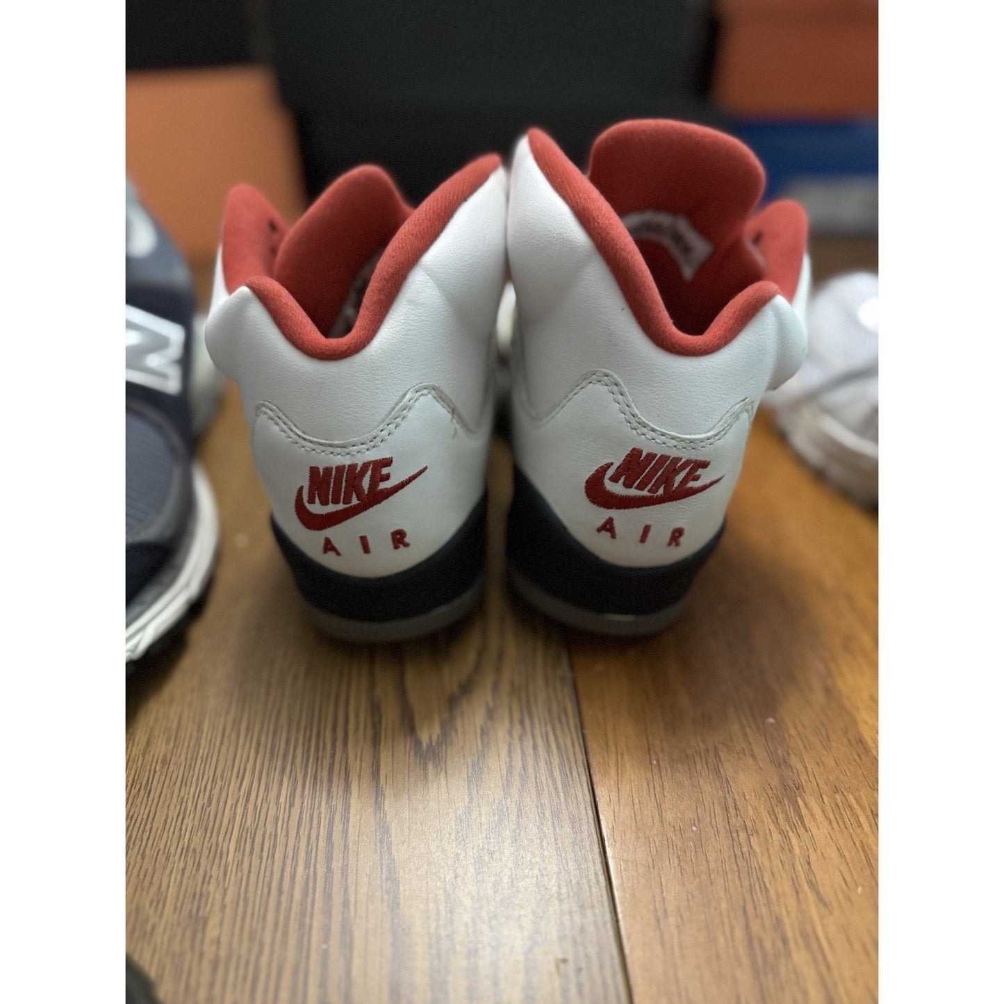 Size 5 (GS) - Jordan 5 Retro 2020 Mid Fire Red NBS051
