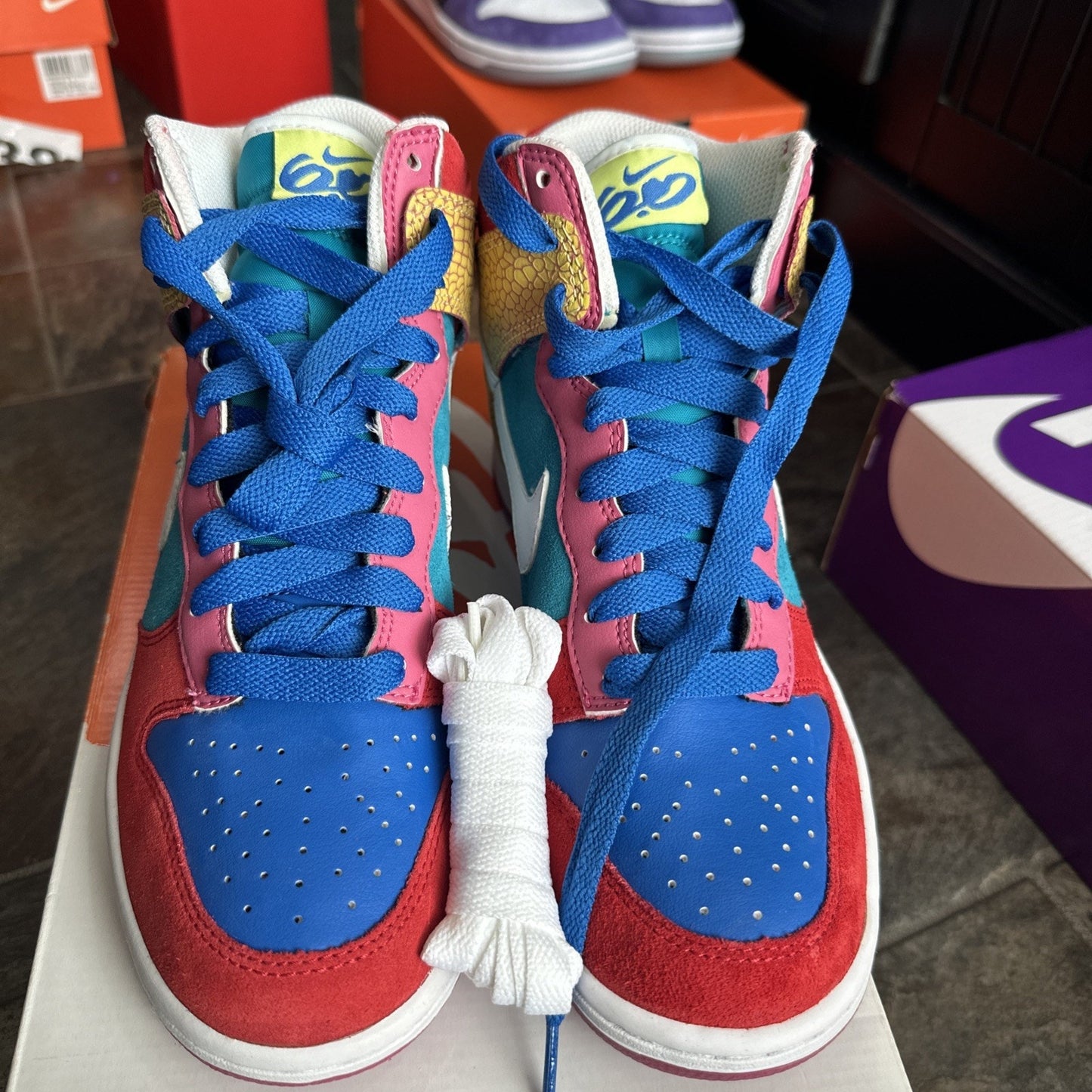 Size 8 - Nike Dunk 6.0 High Hot Red W