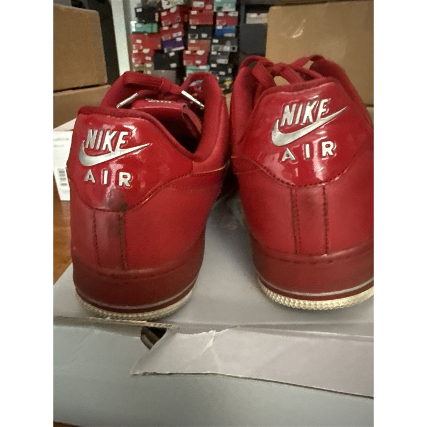Size 13 - Nike Air Force 1 '07 LV8 Low Red BS380
