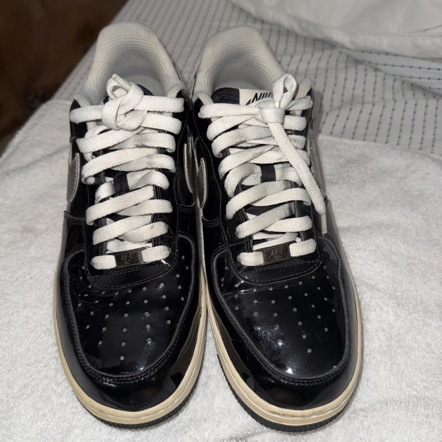 Size 8.5 Nike Air Force 1 Low 2010 NBA All Star Dallas Black 315122-018 No Box
