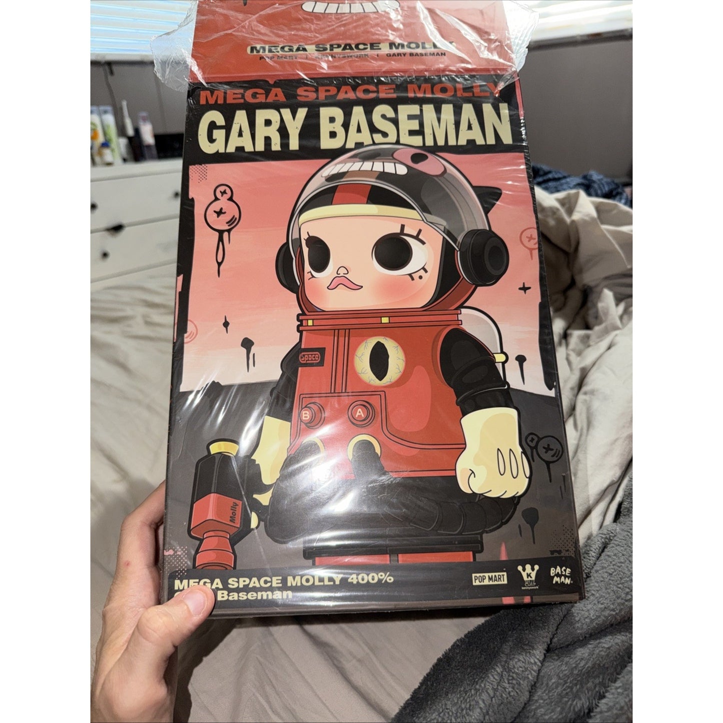 POP MART Mega Space Molly 400% Gary Baseman Collectible Figure Boxed