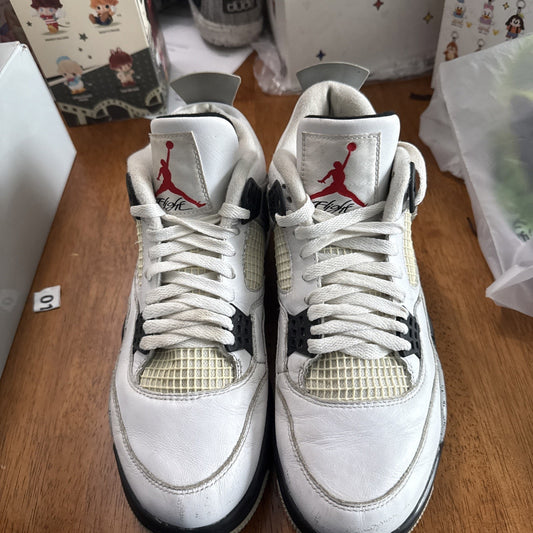 Size 9 - Jordan 4 Retro OG Mid White Cement 2016