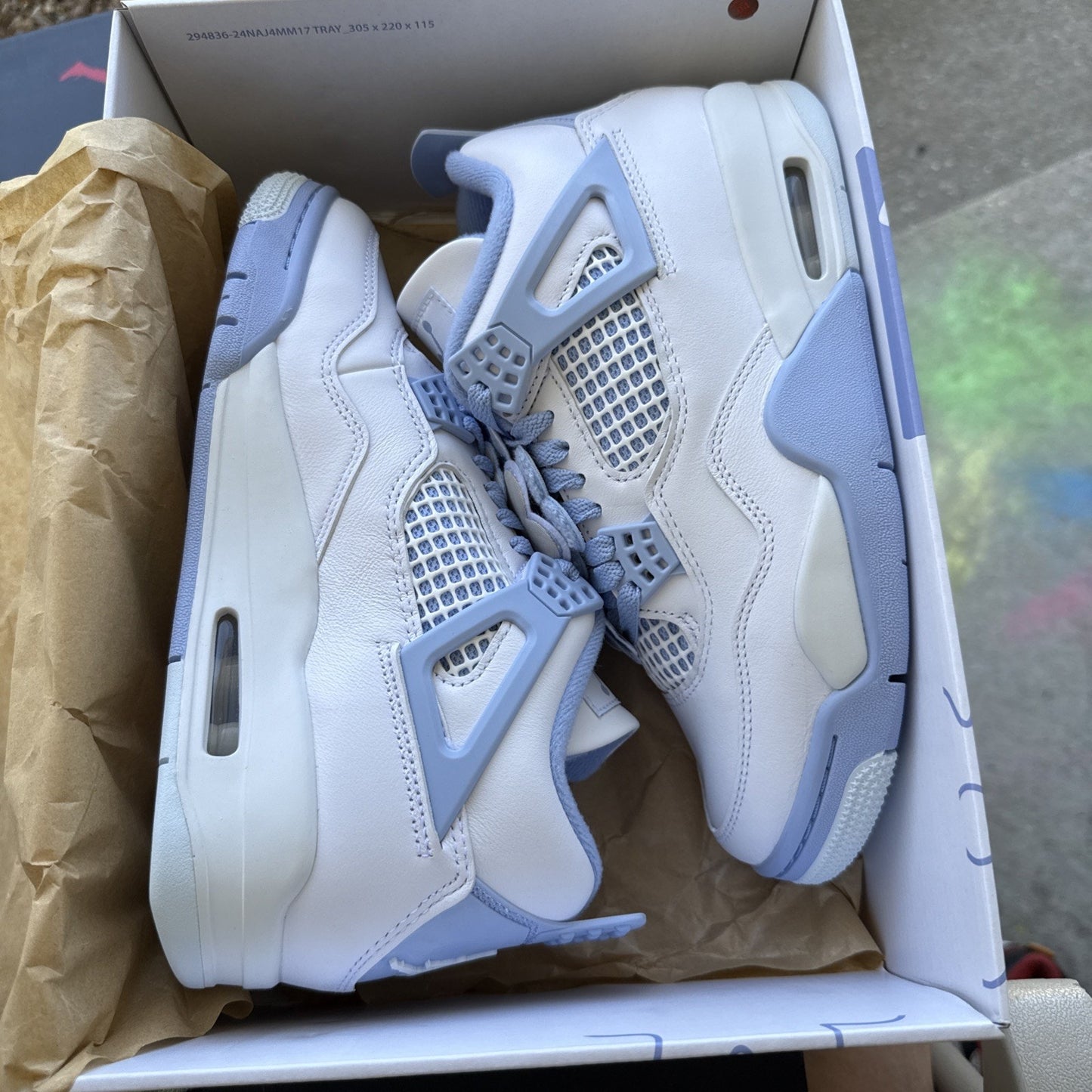 Size 8 - Air Jordan 4 Retro Forget Me Not W