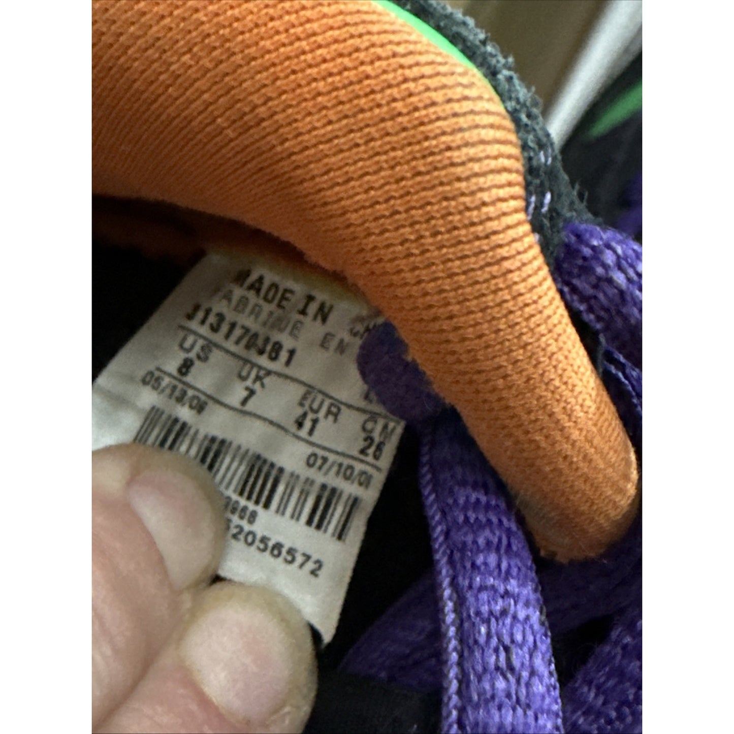 Size 8 - Nike Dunk Premium SB Low Green Spark Hoop Orange Halloween 313170 381
