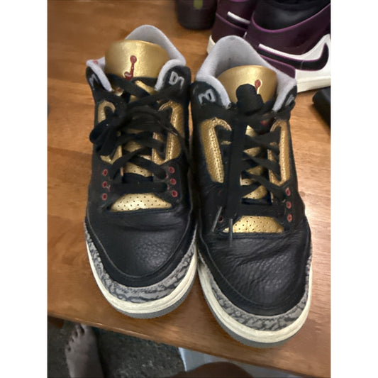 Size 9 - Jordan 3 Retro Mid Black Gold W NBS106