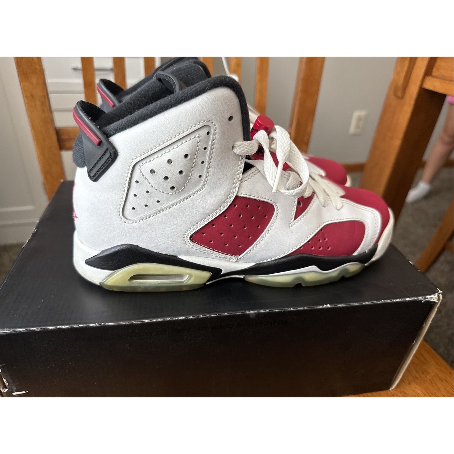 Size 6 (GS) - Jordan 6 Retro Mid Carmine BS133