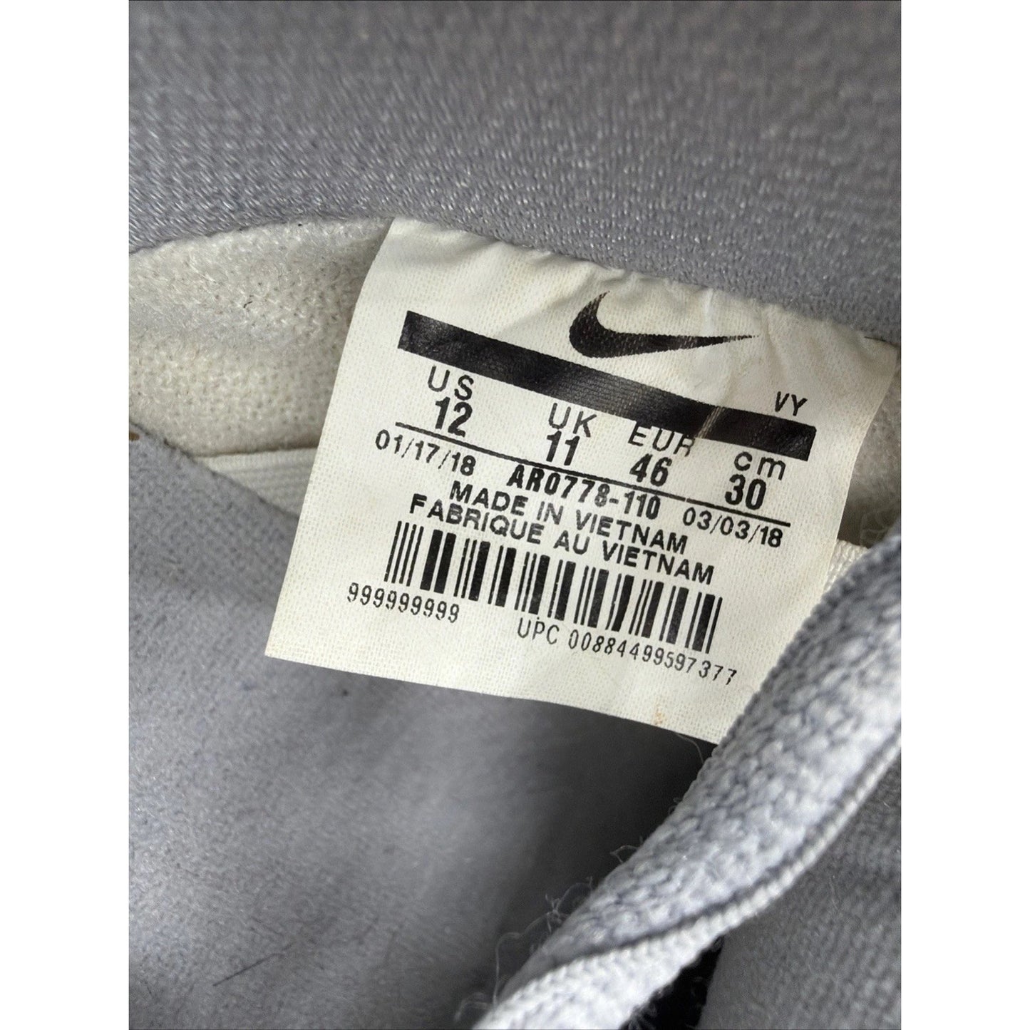 Size 12 - Nike Dunk SB Low Summit White Wolf Grey 99999 Sample Tagged