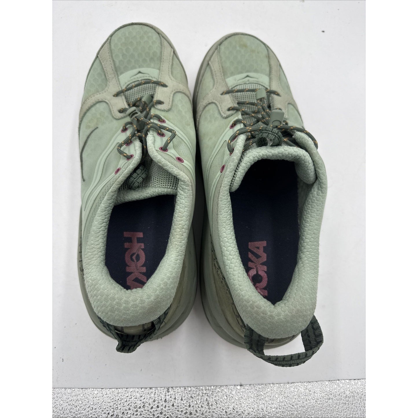 Size 14 - Hoka One One Bondi 6 Wide Green