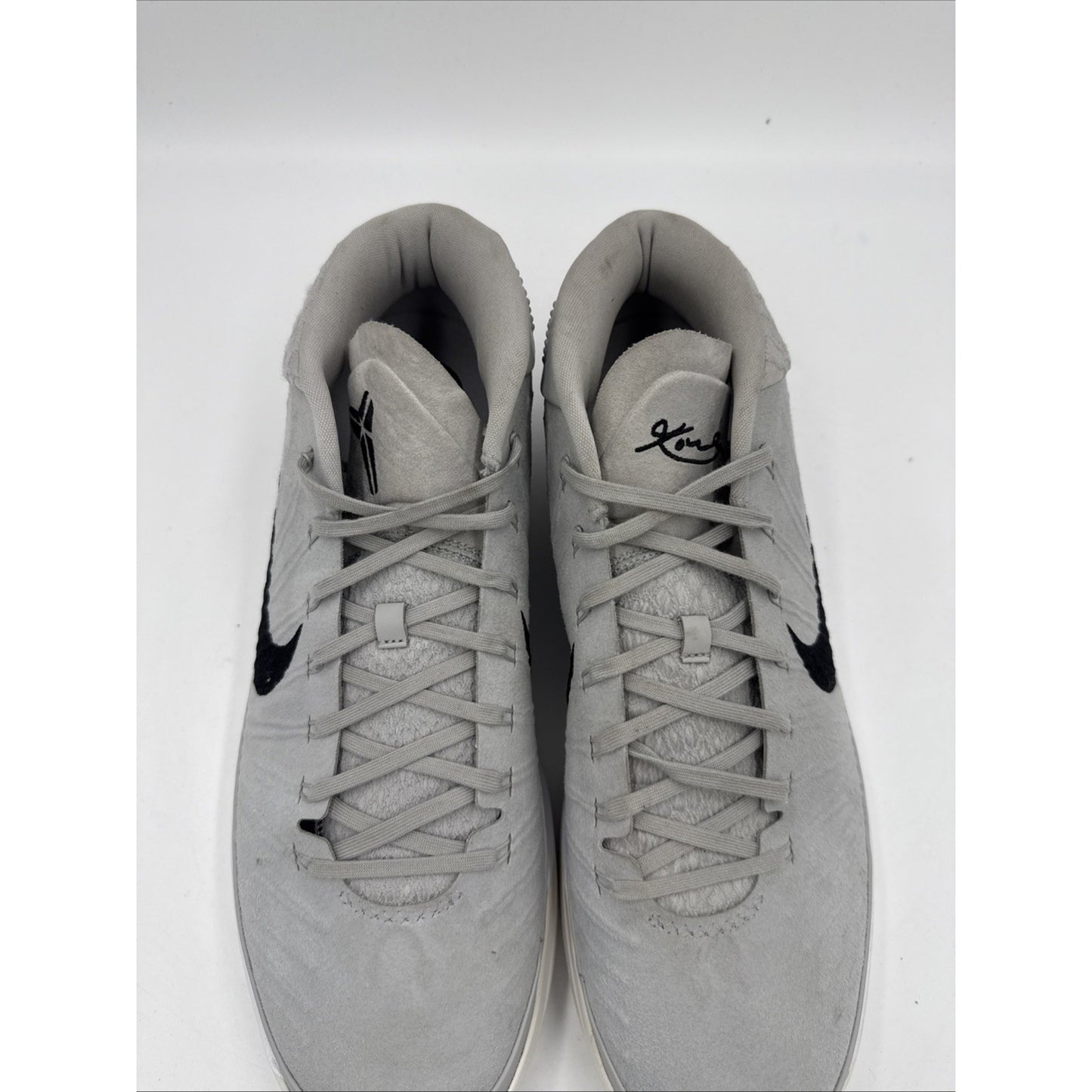 Size 16 - Nike Kobe A.D. Mid Wolf Grey Sample Stamped “999999999”