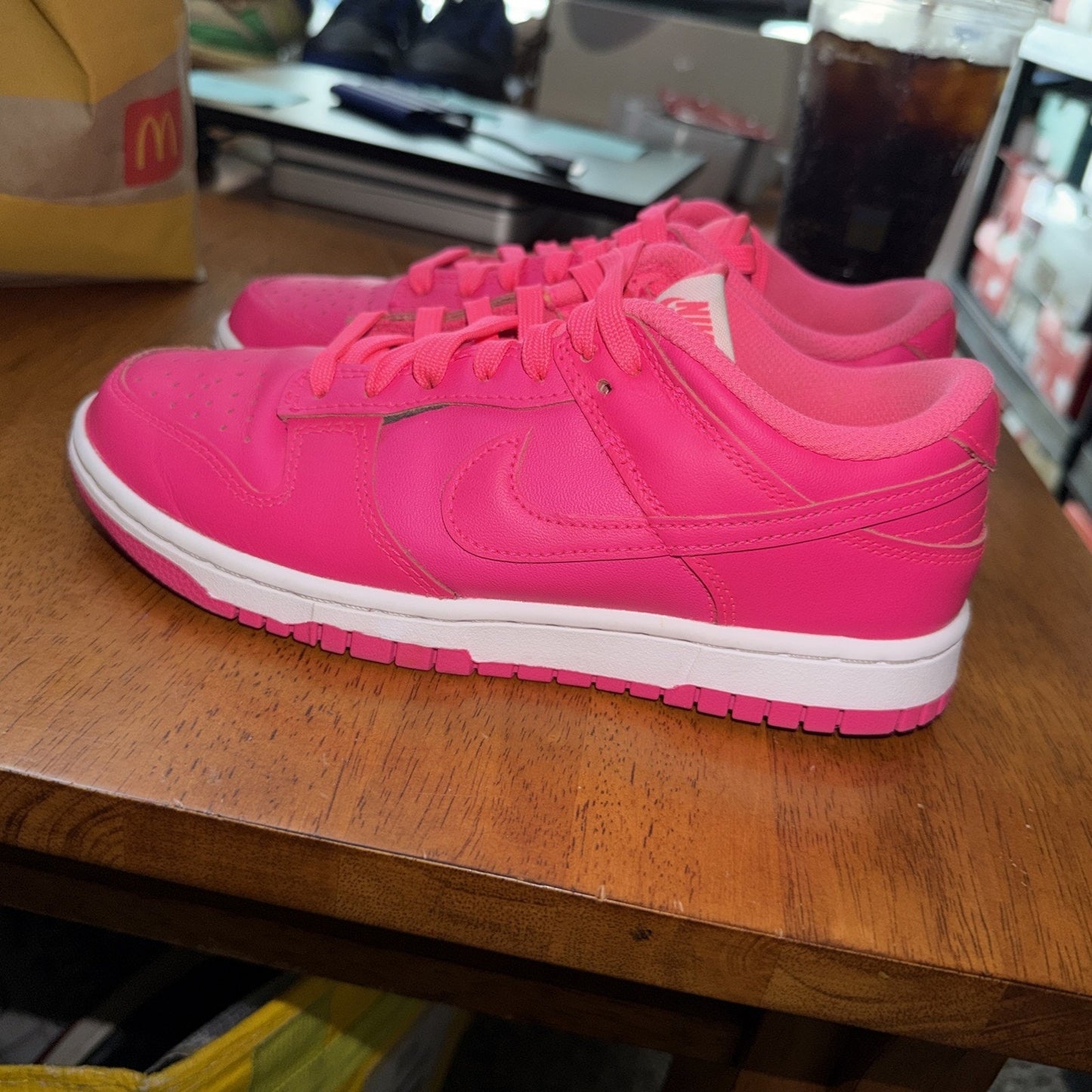 Size 6.5 - Nike Dunk Low Hyper Pink W