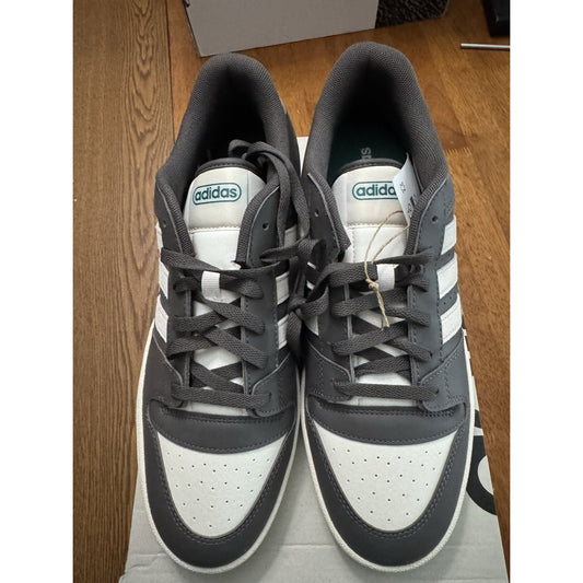 Size 12 Adidas Break Start Charcoal Cloud White Active Green BS282
