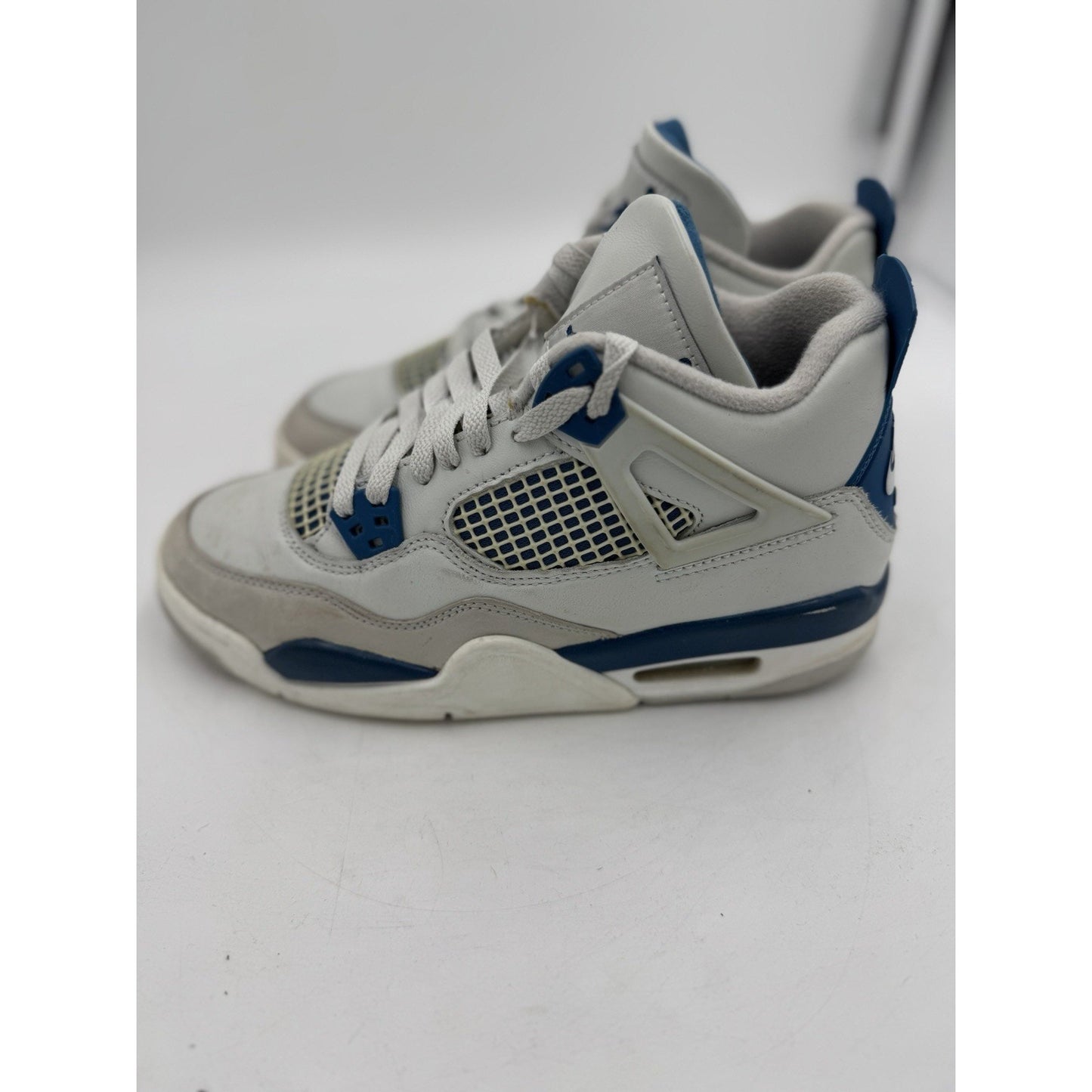 SIZE 6Y(GS) Nike Air Jordan 4 Retro Military Blue🔥 (2024) HF4281-141 NEW