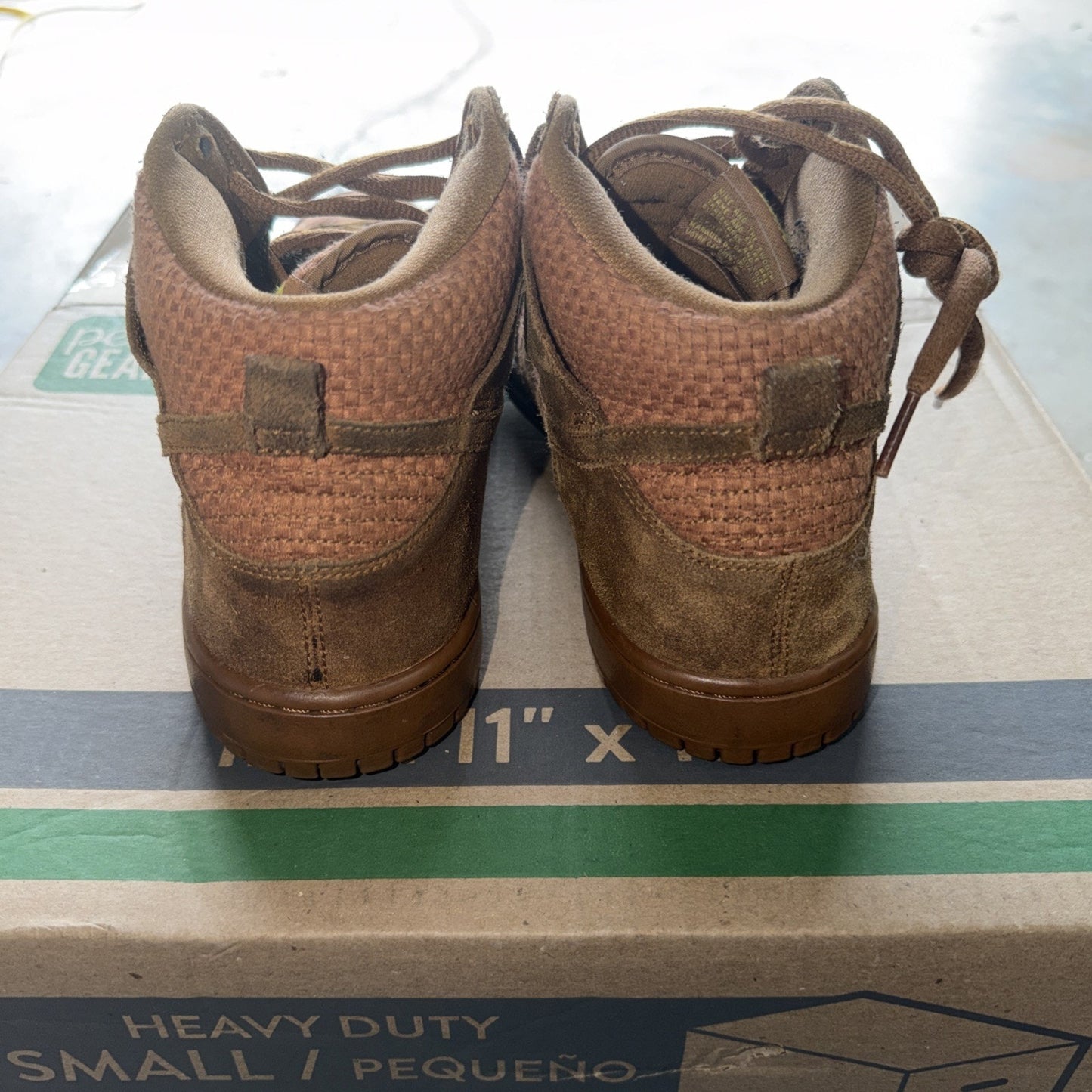 Size 10.5 - Nike Dunk Premium SB High Ale Brown