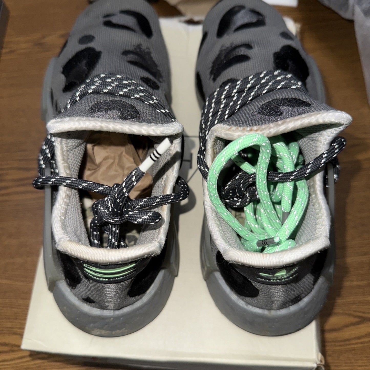 Adidas x Pharrell Hu NMD Animal Print ID1531 Ash Grey (Men’s 7.5) No Box