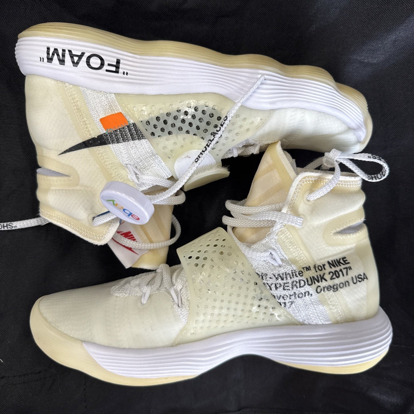Nike Off-White x Hyperdunk 2017 Flyknit the Ten Size 8
