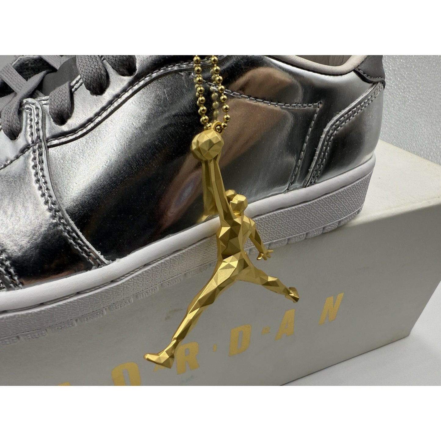 Size 9 - Air Jordan 1 Retro OG Pinnacle Low Metallic Silver