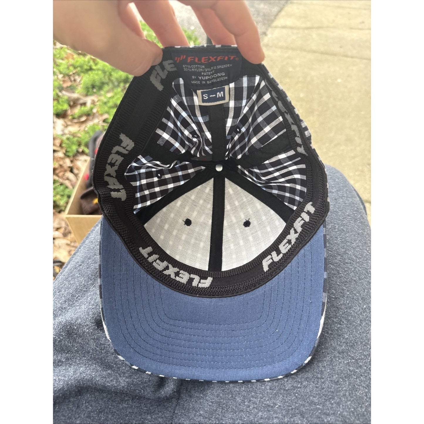 Maverik Lacrosse Hat Plaid - Flex Fit Hat WARRIOR PLL NLL - Mitchell & Ness