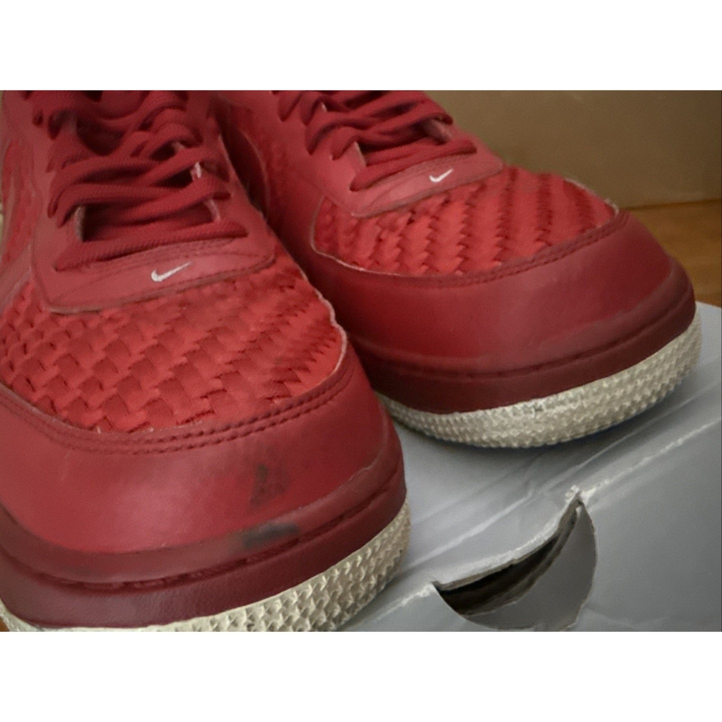 Size 13 - Nike Air Force 1 '07 LV8 Low Red BS380