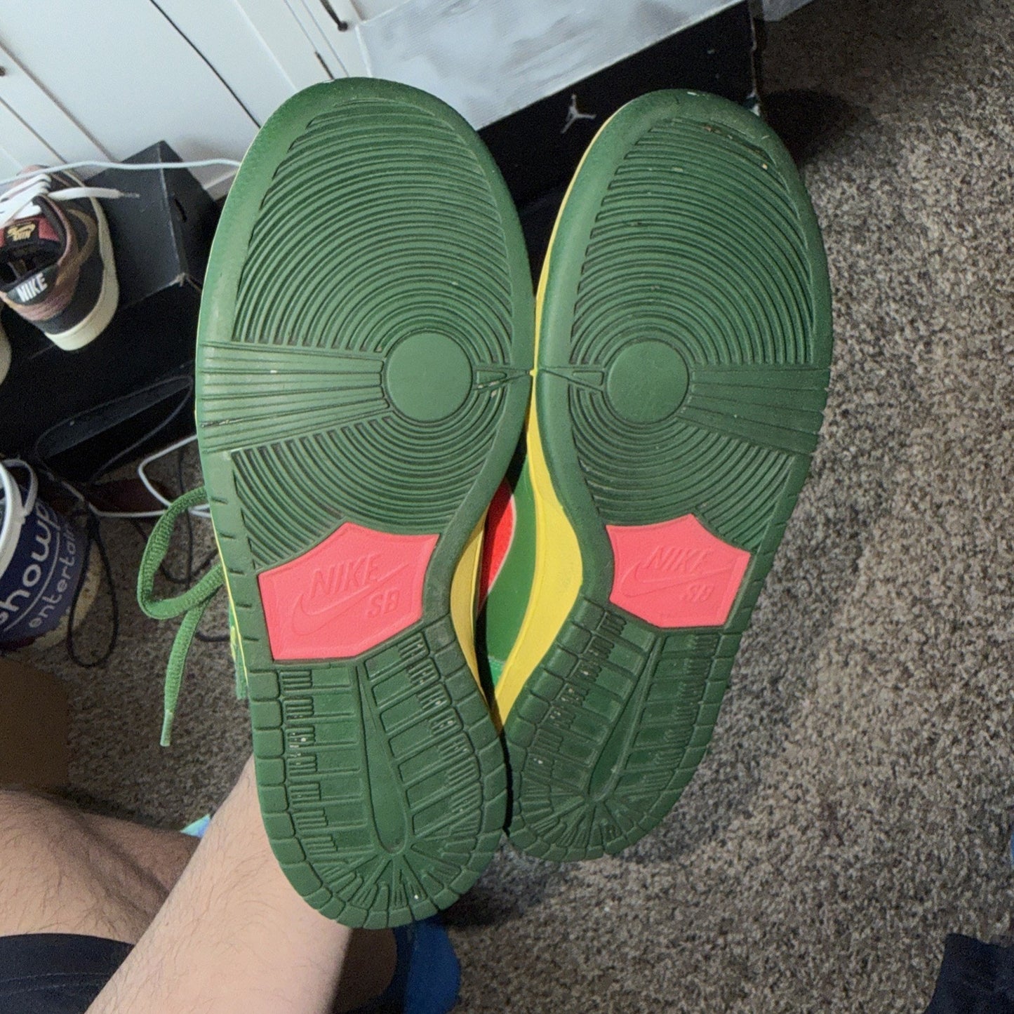 Mens Nike SB Dunk Mid Pro Watermelon Size 7.5 Rare