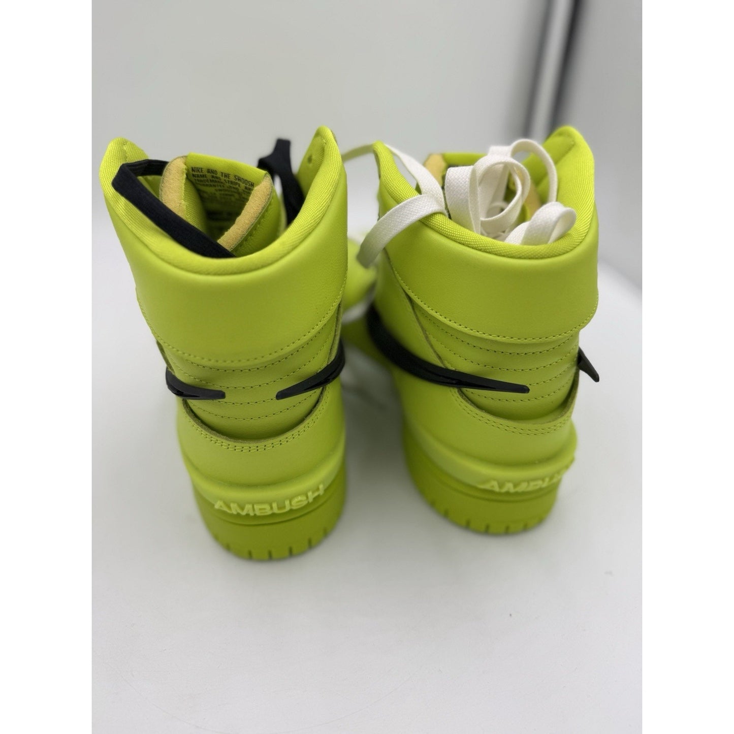 Size 11 - Nike AMBUSH x Dunk High Flash Lime