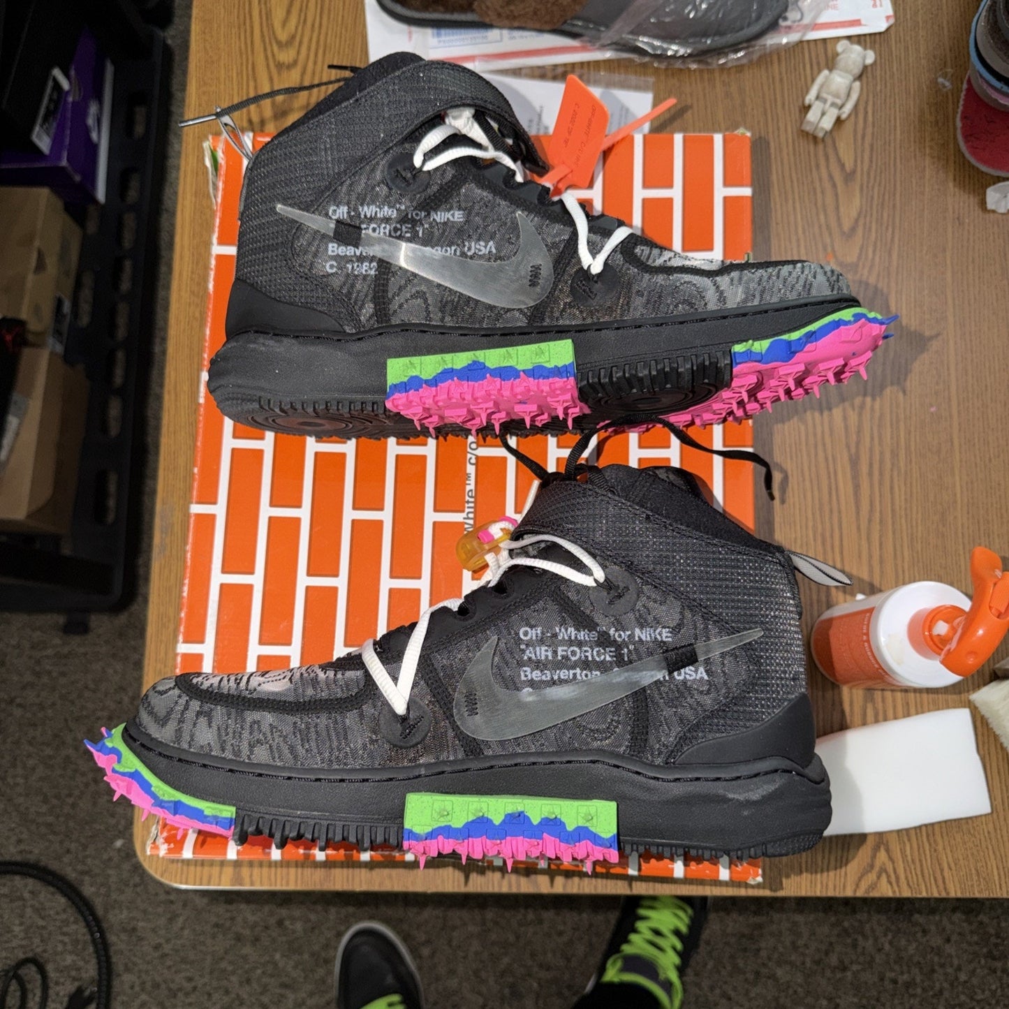 Size 10.5 - Nike Air Force 1 x Off-White Black 2022