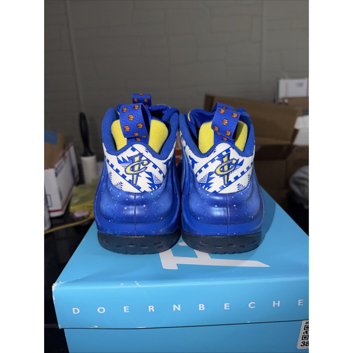 Sz 10 Nike Air Foamposite One Doernbecher 2023 DB Galaxy Royal Penny Max Zoom 1