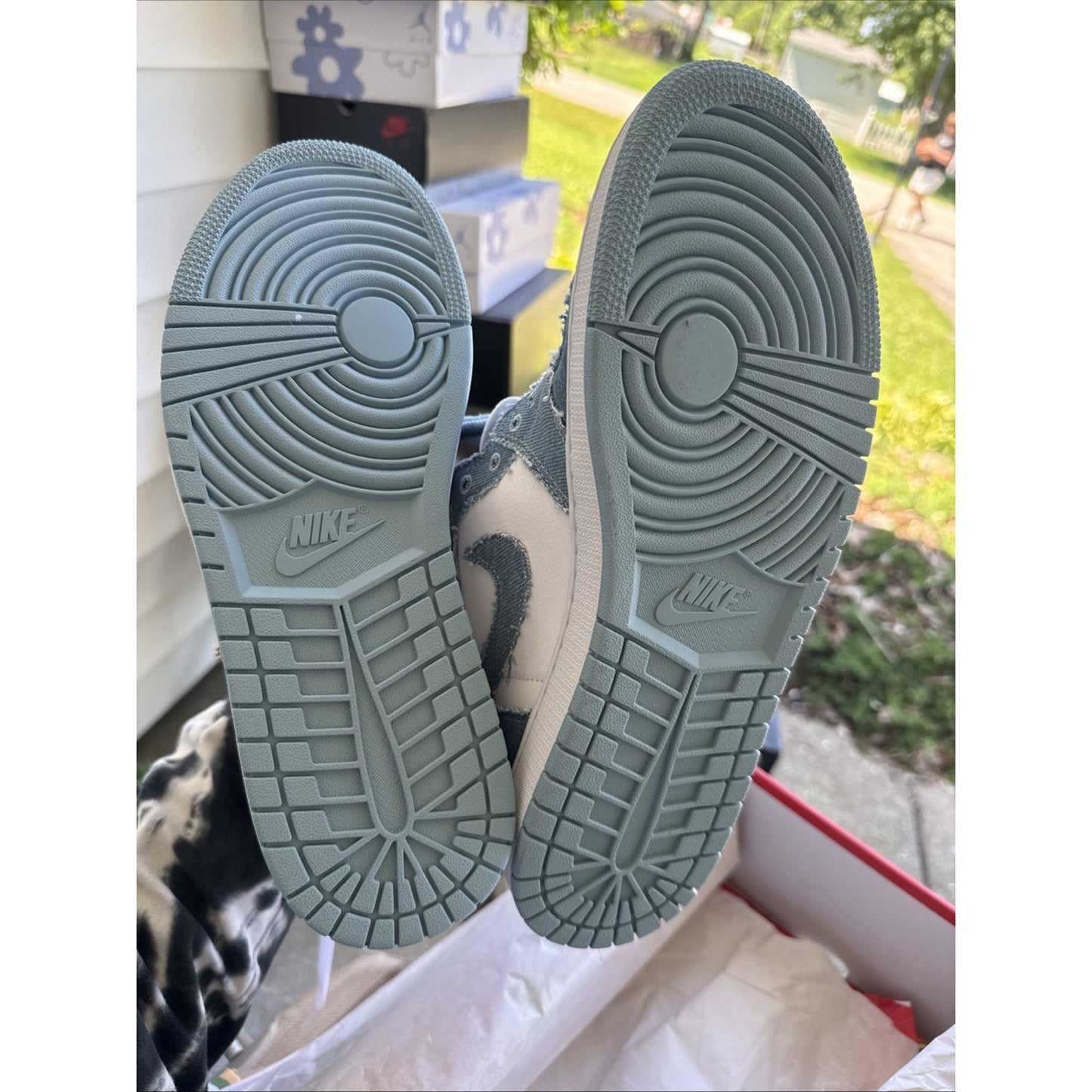 Size 12 - Jordan 1 High OG Denim 2022 W