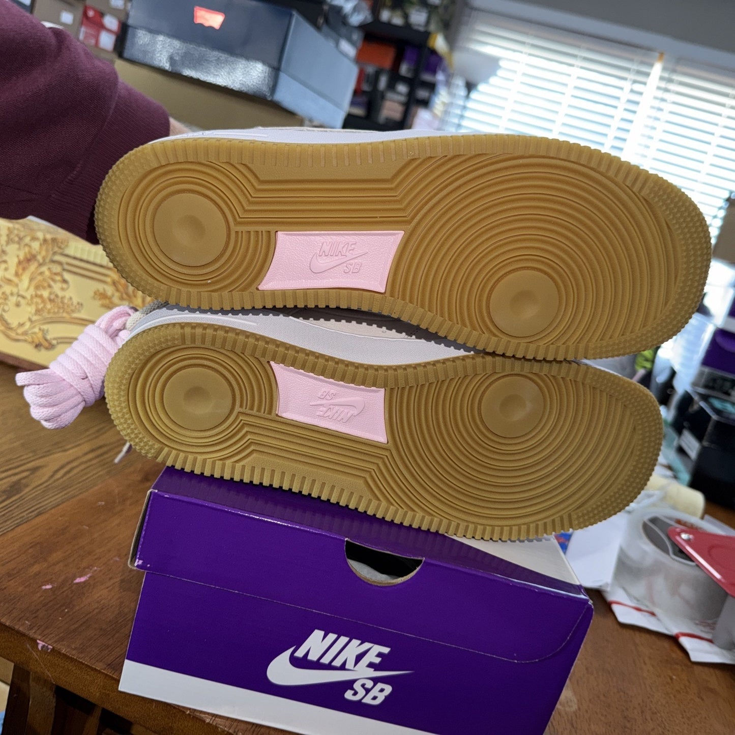 Size 11 - Nike Air Force 1 Low SB Light Orewood Brown Pink