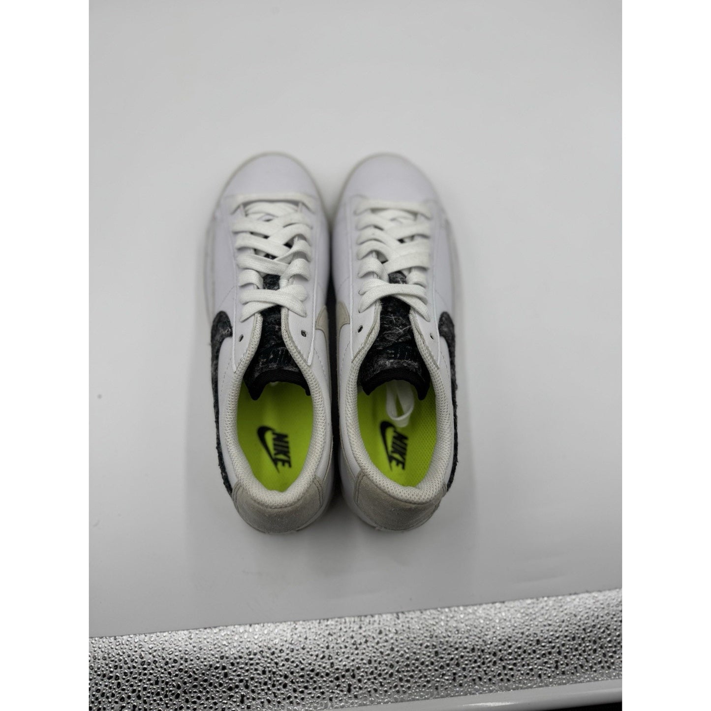 Size 10 - Nike Blazer SE Low Recycled Wool Pack - White Black W NBS463