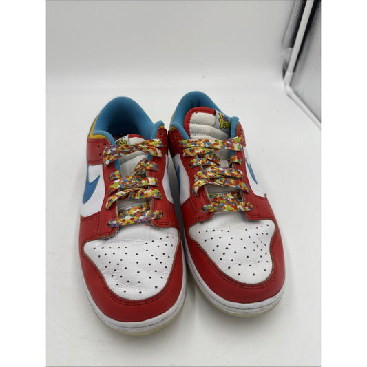 Size 7.5 - Nike Dunk Low x LeBron James x Fruity Pebbles Red