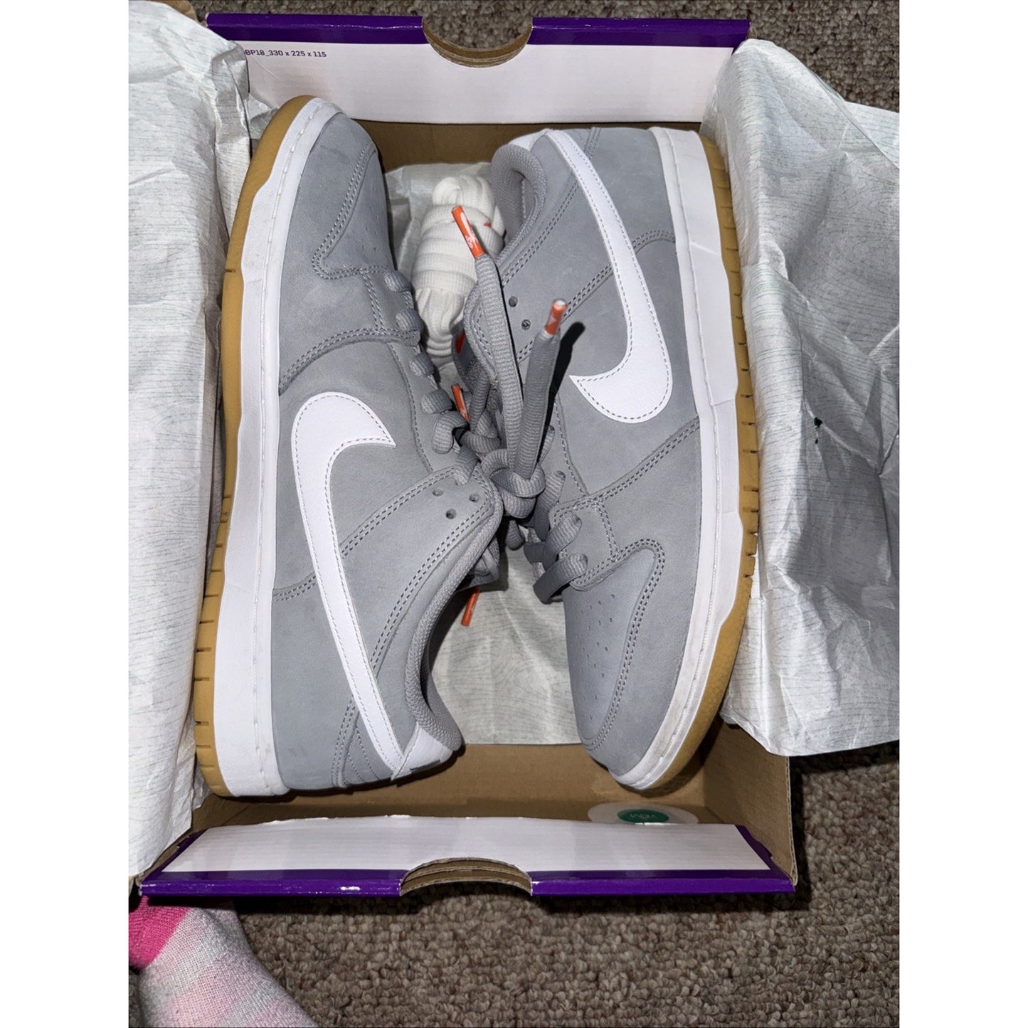Size 11 - Nike SB Dunk Low Wolf Grey Gum