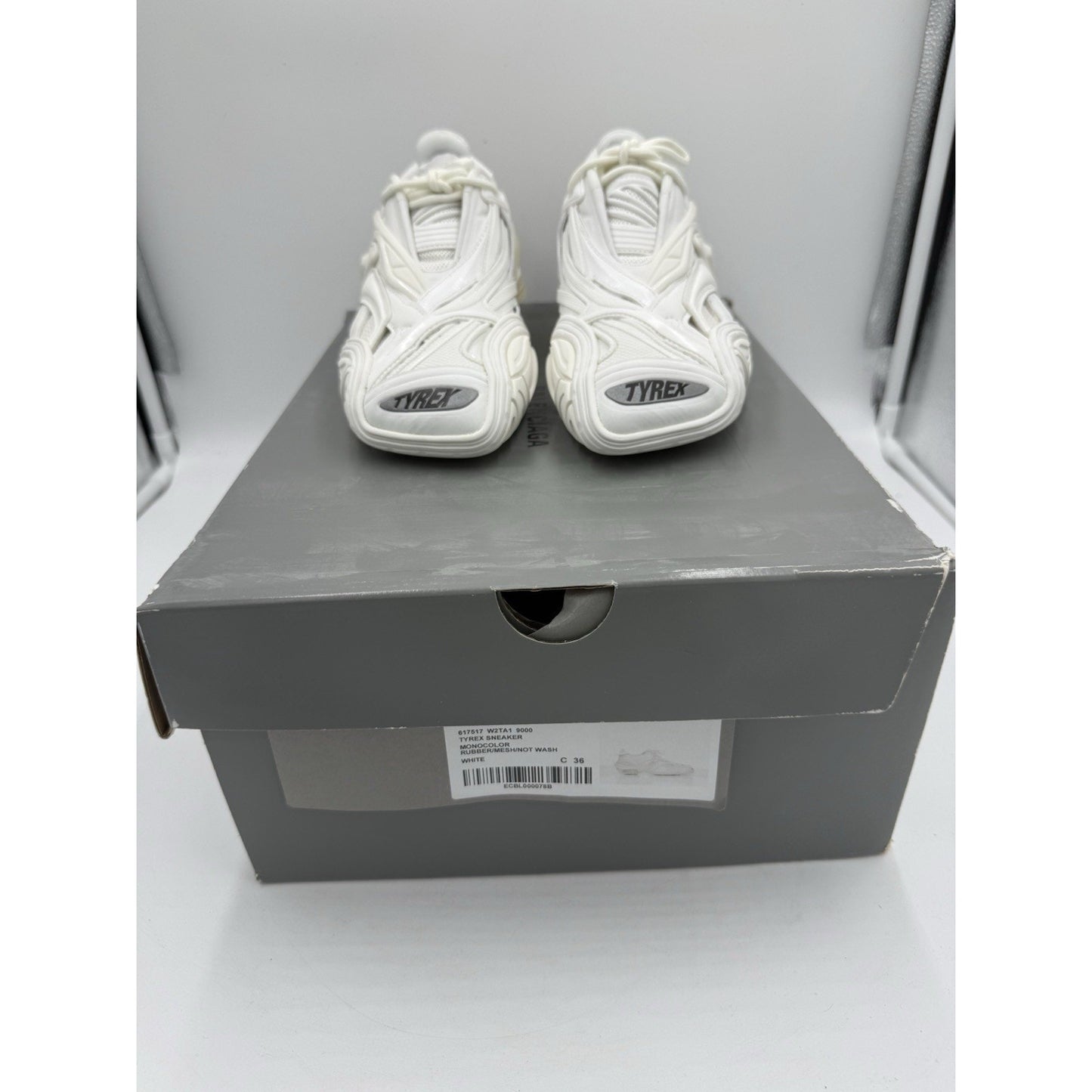 Size 6 - Balenciaga Tyrex Low White BS804