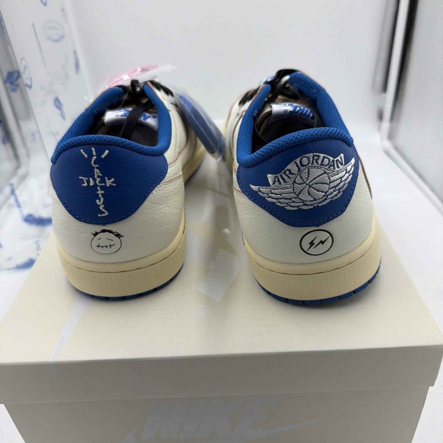 Size 13 - Fragment Design x Travis Scott x Air Jordan 1 Retro OG SP Low Sail...