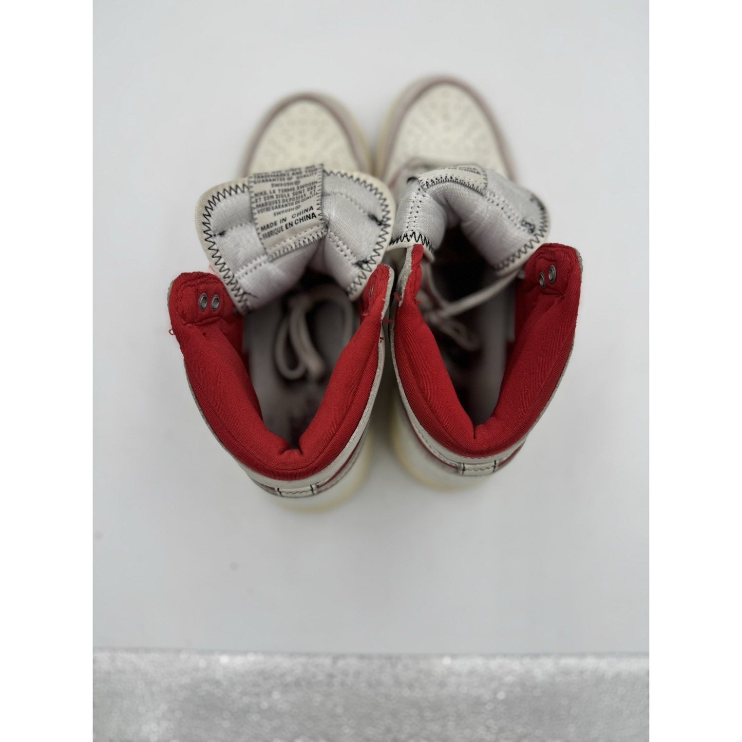 Size 6.5 (GS) - Jordan 1 High Retro Phantom White Red