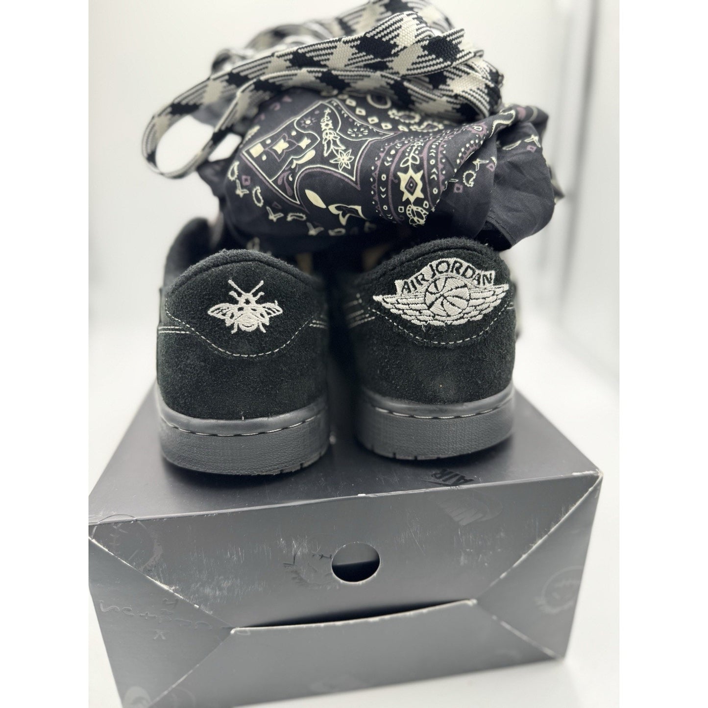 Jordan 1 Retro Low OG SP x Travis Scott Black Phantom - Size 8