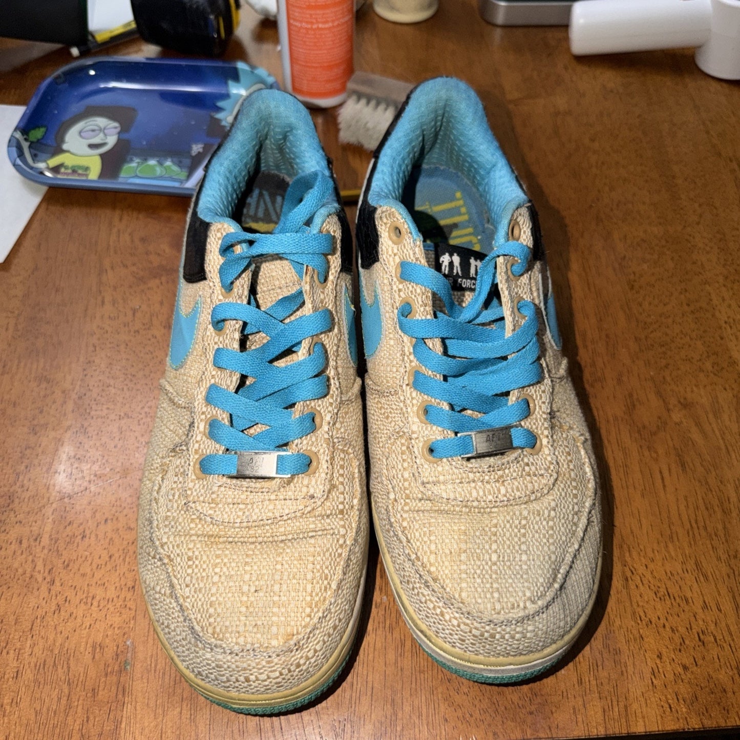Size 9.5 - Nike Air Force 1 Premium 07 Thompson Original Six Rare
