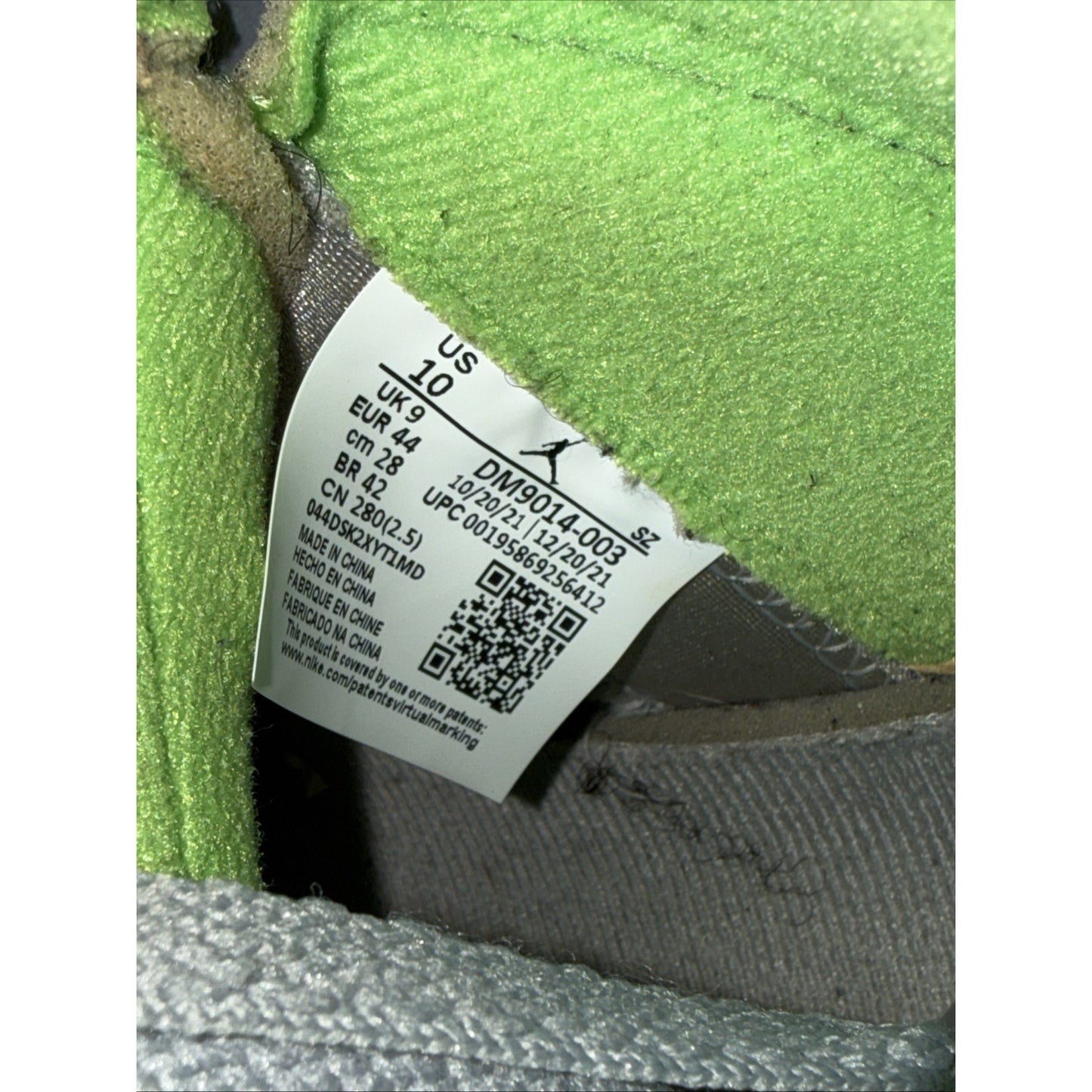 Size 10 - Jordan 5 Retro Green Bean