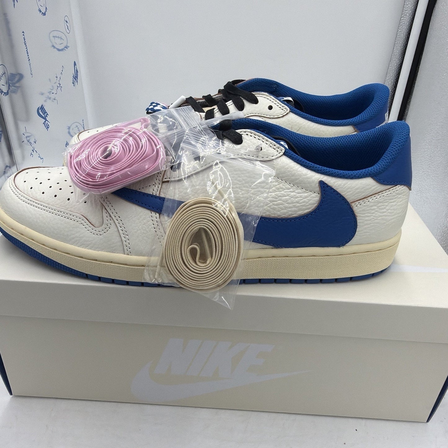 Size 13 - Fragment Design x Travis Scott x Air Jordan 1 Retro OG SP Low Sail...