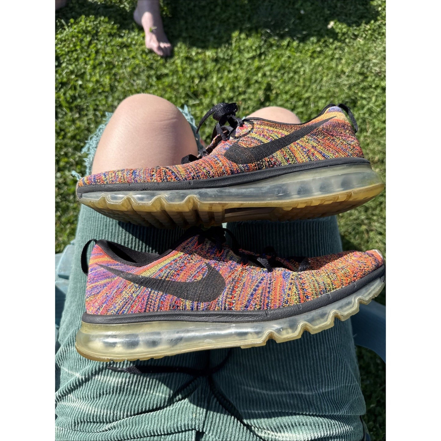 Size 10 - Nike Air Max 2015 Flyknit Black Look See Sample Tagged
