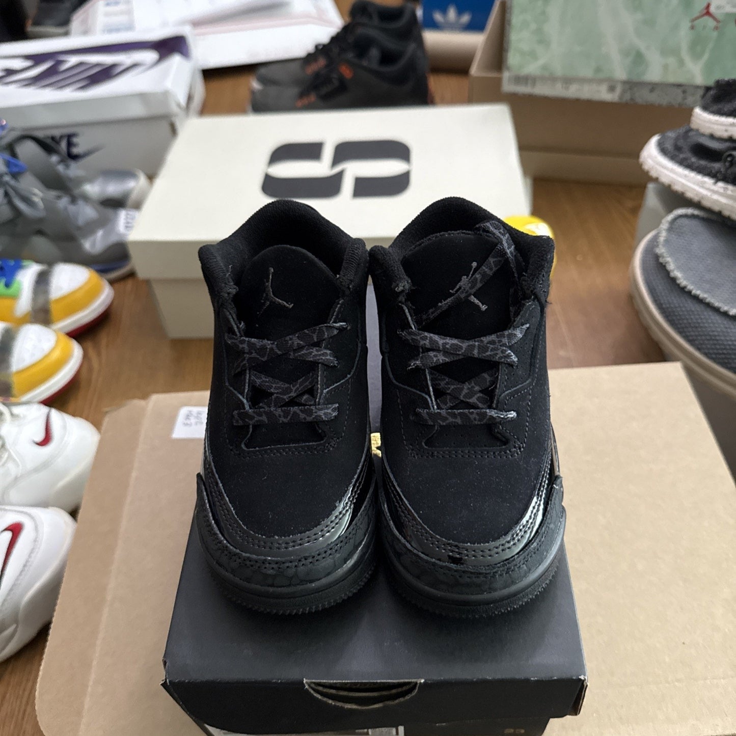 Jordan 3 Retro Lifestyle Sneakers Black Cat Toddlers Black DM0968