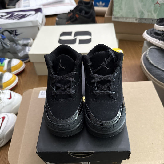 Jordan 3 Retro Lifestyle Sneakers Black Cat Toddlers Black DM0968