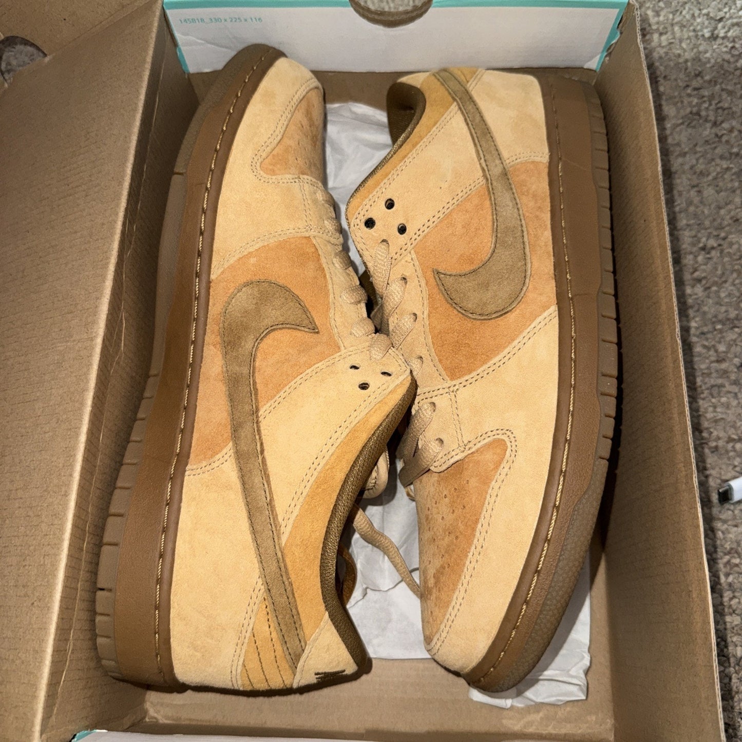 Size 12 - Nike SB Dunk Low Reverse Reese Forbes Wheat