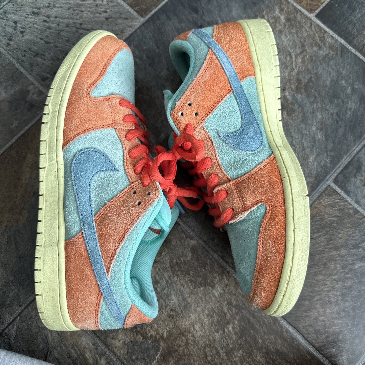 Size 11 - Nike Dunk SB Low Orange Emerald Rise