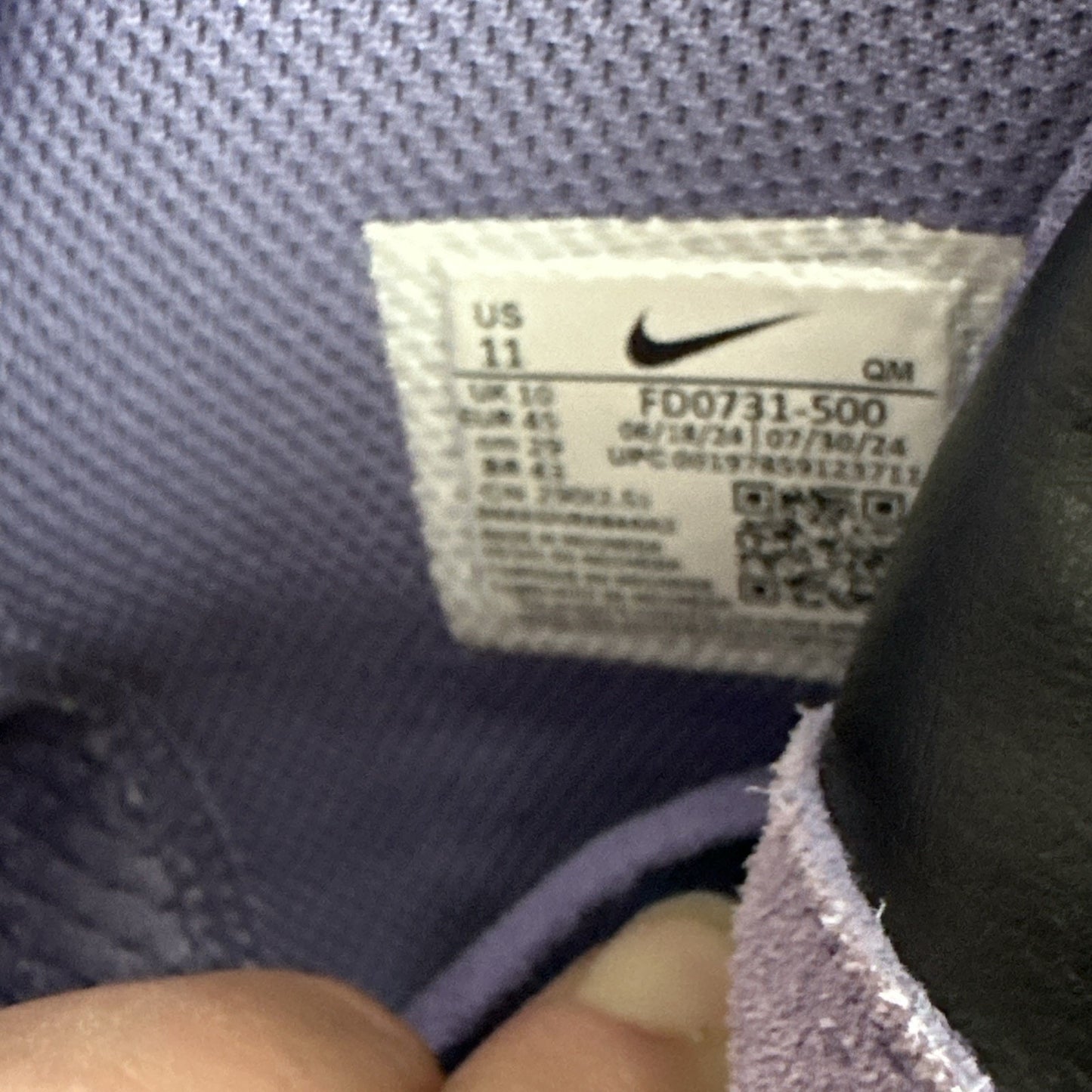 Size 11 - Nike Zoom Blazer SB Mid Dusty Amethyst Black