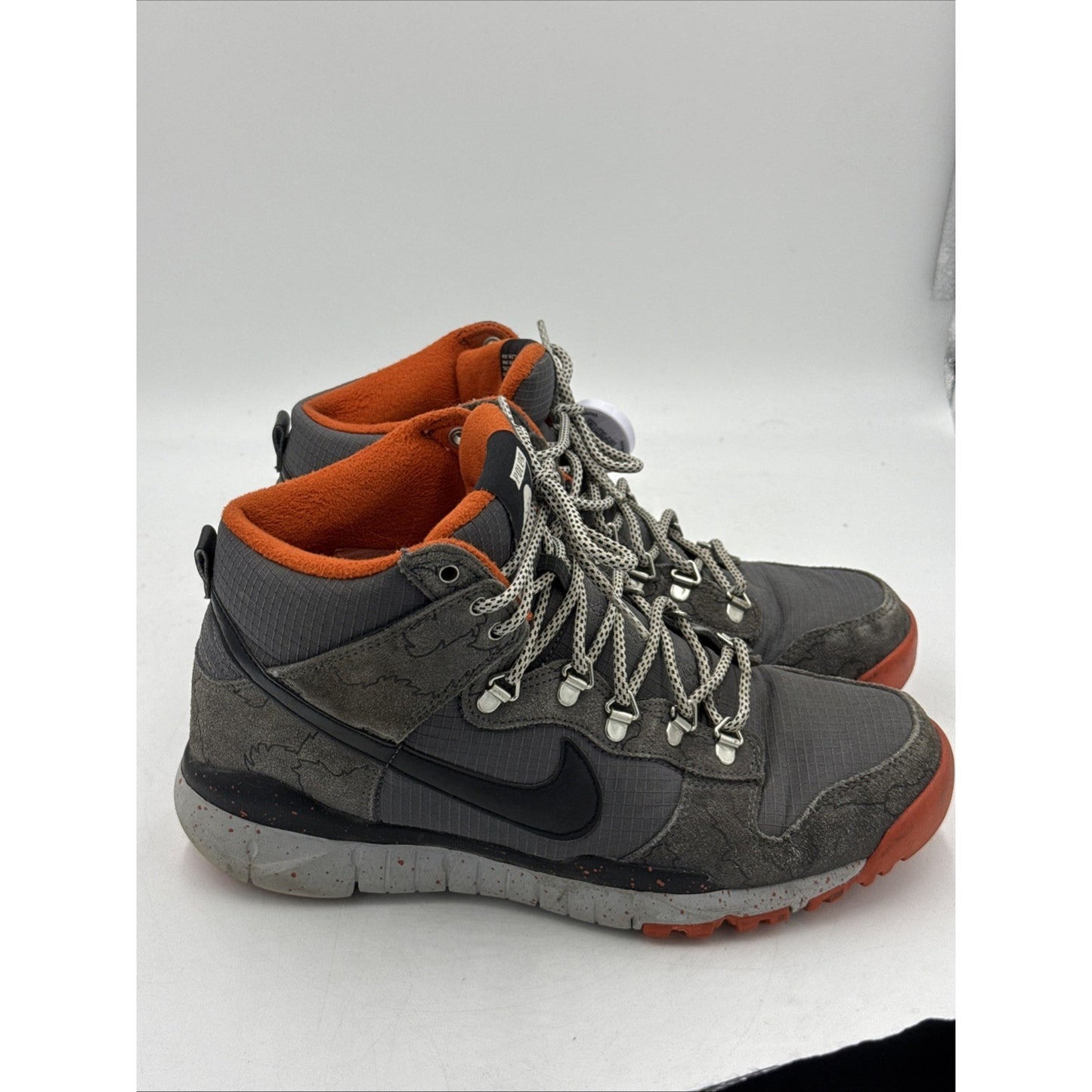Size 10 - Poler x Nike Dunk OMS High Dark Grey Orange