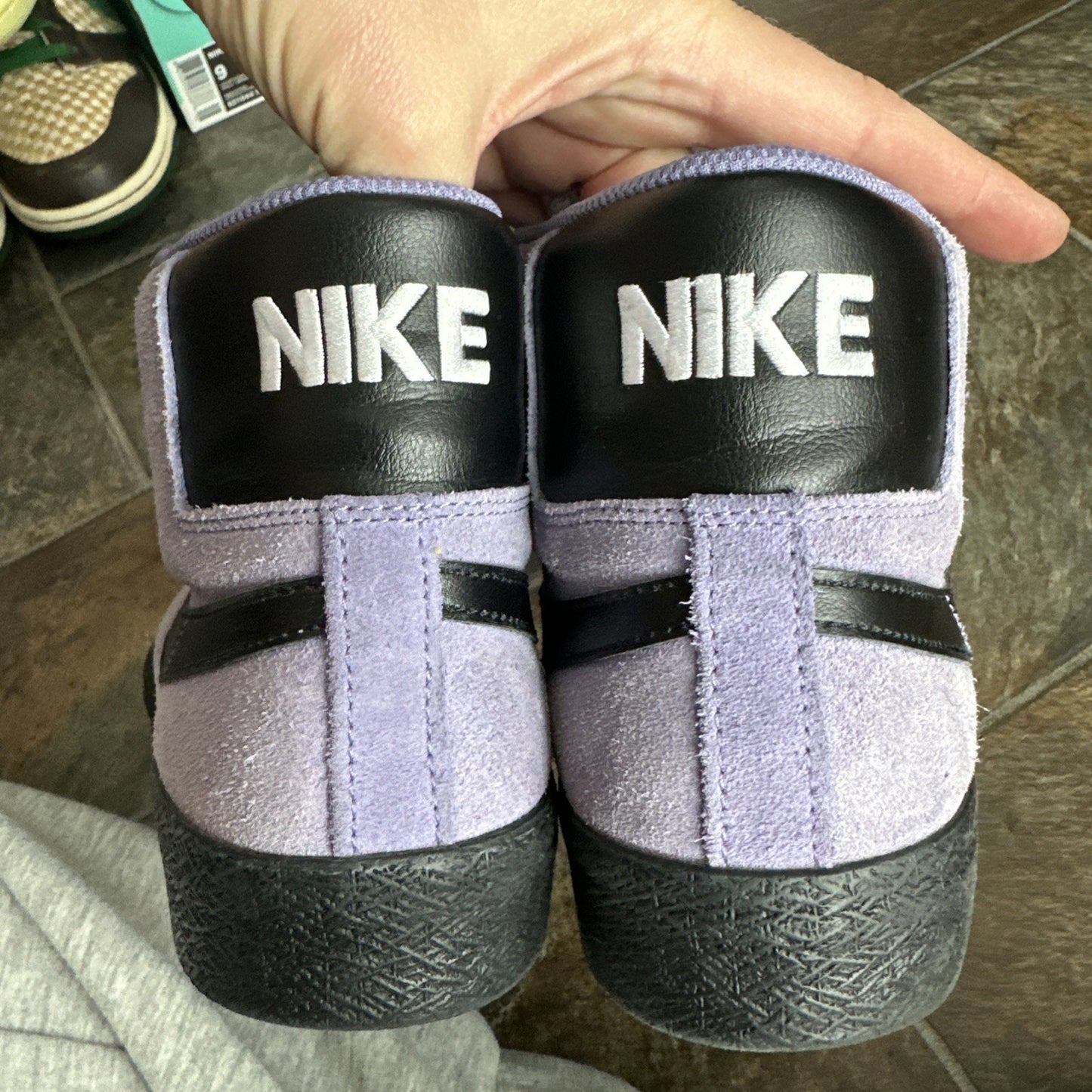 Size 11 - Nike Zoom Blazer SB Mid Dusty Amethyst Black