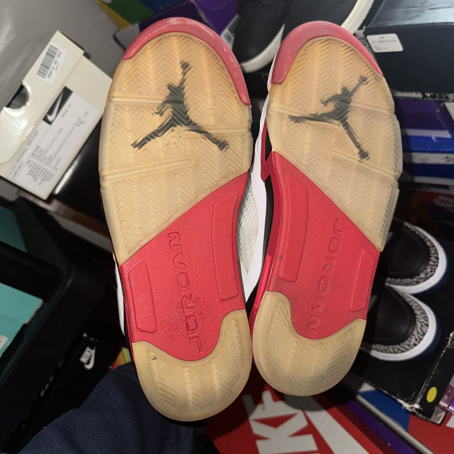 Size 9.5 - Air Jordan 5 Retro 2013 Fire Red