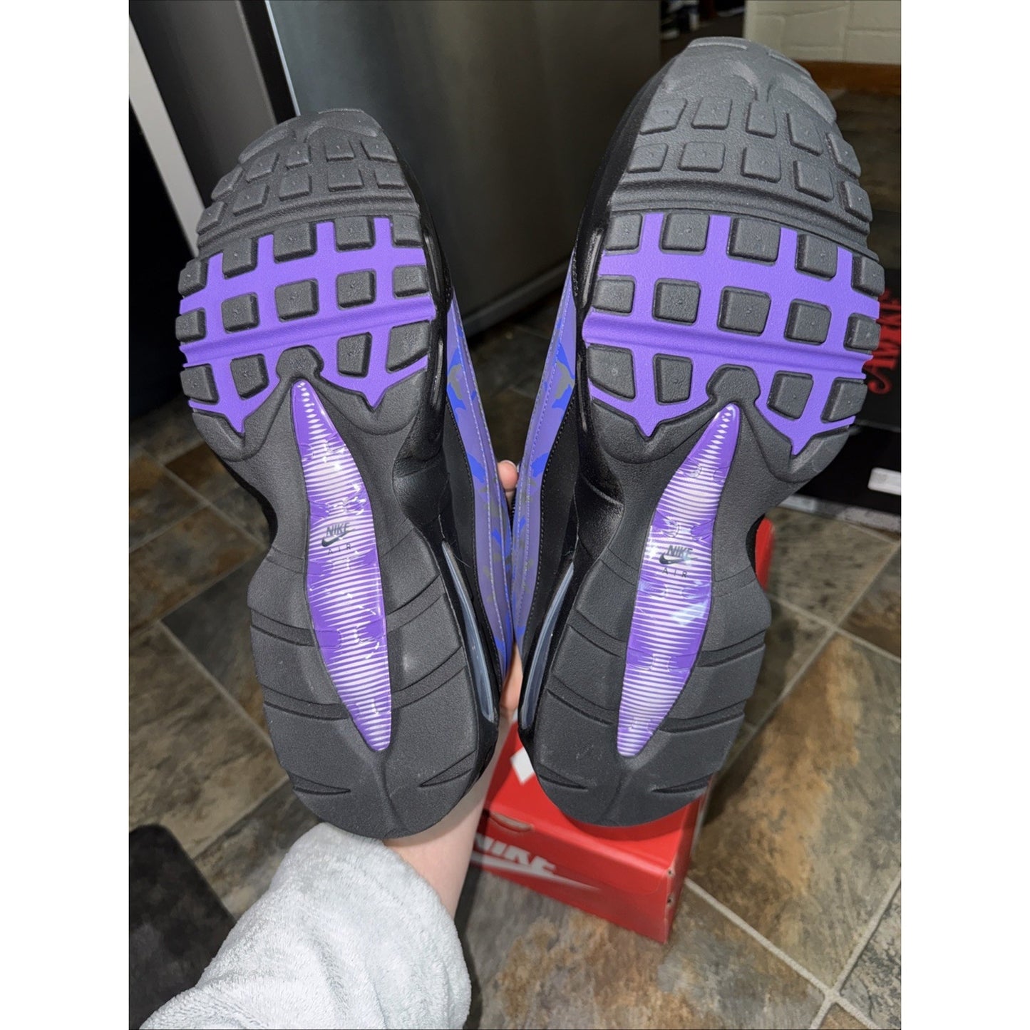 Size 13 - Nike Air Max 95 OG Purple Camo