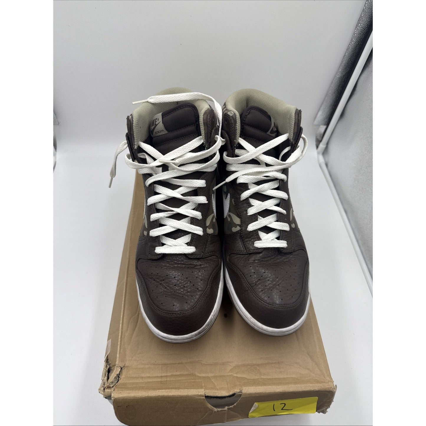 Size 12 - Nike Dunk Premium High Brown 2008