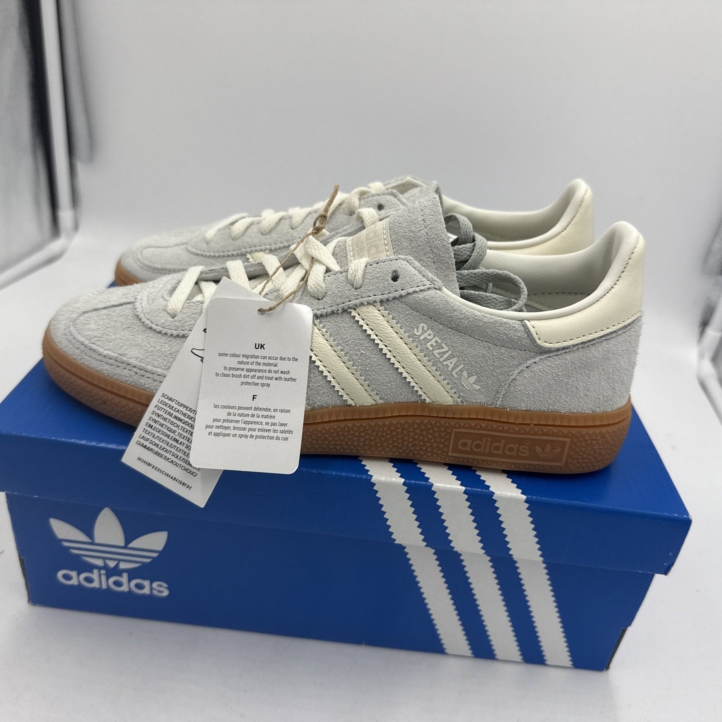 Size 6.5 - adidas Handball Spezial Wonder Silver Gum W